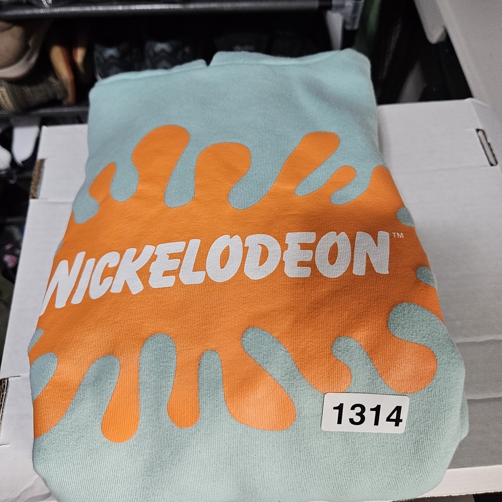 Nickelodeon 90's Cartoons Hoodie Rugrats, Rocko, Arnold Size Large Sweatshirt - Picture 10 of 10